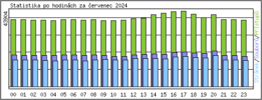 Statistika po hodin�ch